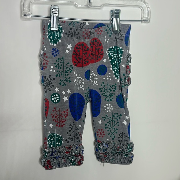 Ruffle Butts 0-6M baby girl leggings EUC - Picture 1 of 3